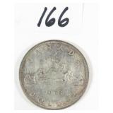 1963 Canadian Silver Dollar Coin