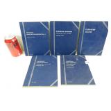 5 Canadian Blue Coin Folders