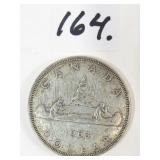1963 Canadian Silver Dollar Coin