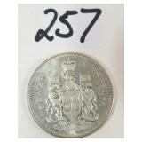 1961 Canadian Silver Dollar Coin