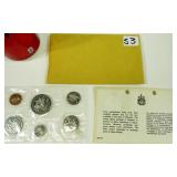1970 Manitoba Canada 6 Piece Mint Coin Set