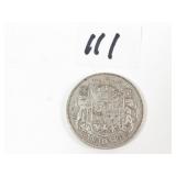 1950 Canadian Silver Dollar Coin