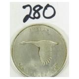 1967 Canadian Silver Dollar Coin