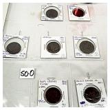 7 Very Early Canadian Colonial Tokens 1795-1927