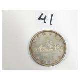 1955 Canadian Silver Dollar Coin