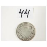 1917 Canadian Silver Half Dollar Coin