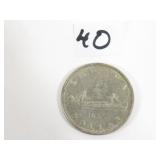 1955 Canadian Silver Dollar Coin