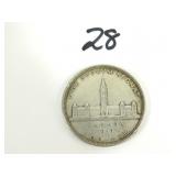 1939 Canadian Silver Dollar Coin