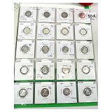 20 Canadian Silver Dime Collection