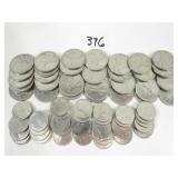 72 Canadian 1968 Coins
