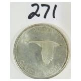 1967 Canadian Silver Dollar Coin