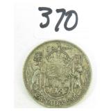 1944 Canadian Silver Half Dollar Coin
