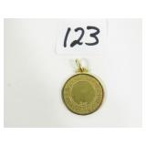 Scorpio Pendant, Stamped 483