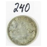 1966 Canadian Silver Dollar Coin