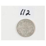 1950 Canadian Silver Half Dollar