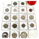 17 Misc. Coin Collection 1869-1942