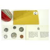 1970 Canadian 6 Piece Mint Coin Set