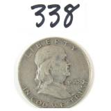 1948 U.S. Benjamin Franklin Silver 1/2 Dollar Coin