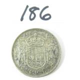 1953 Canadian Silver Half Dollar Coin