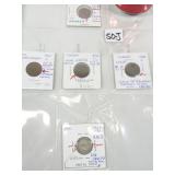 5 High Value Error Canadian Coins