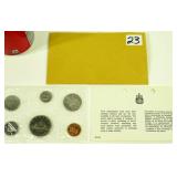 1968 Canadian 6 Piece Mint Coin Set