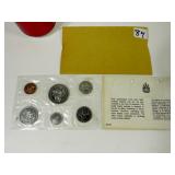 1970 Canadian 6 Piece Mint Coin Set