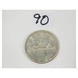 1960 Canadian Silver Dollar Coin