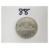 1960 Canadian Silver Dollar Coin