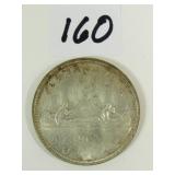 1963 Canadian Silver Dollar Coin