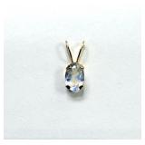 14KT Yellow Gold Moonstone Pendant