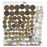 105 Foreign Vintage Coins