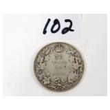 1918 Canadian Silver Dollar Coin