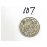 1941 Canadian Silver Dollar Coin