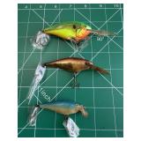 (3) Rapala Diving Lures Assorted