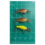 (3) Rapala Fat Rap FR5 assorted colors