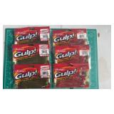 (6) Packs Of  Gulp 7 Inch Turtle Back Worms