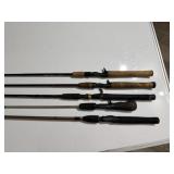 (5) Assorted Rods