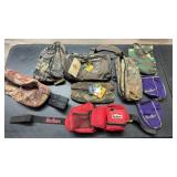 6 Assorted Camo Hunting Bags