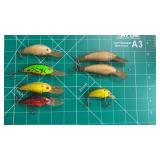 (7) Assorted Size Bomber Model A Crankbaits