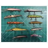 Lot Of (10) Assorted Jerk Baits /lures