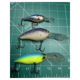 (3) Extra Deep Crankbaits