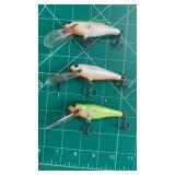 (3) Bagleys Walleye Shad Crankbait assorted Colors