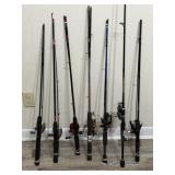 (7) Fishing Rod And Reel Combos