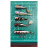 Lot Of (5), 3 Inch And Up Top Water / Poppers