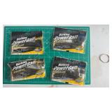 (4) Packages Of Berkley Powerbait 10' Power Worms.