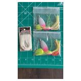 (2) Custom Spinner Baits with replacement Skirts