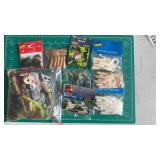1 Lb Of Assorted Grub Worm Style Plastic Lures (b)