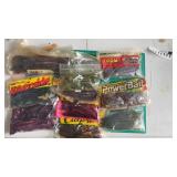 2 Lbs 8 Oz Of  Assorted Worm Style Plastic Lures