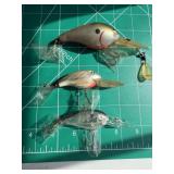 (3) Deep Diver Crankbaits