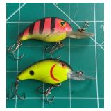 (2) Assorted Color Bandit 200 Series Crankbaits